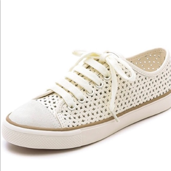 ❌SOLD Tory Burch white leather sneakers - Picture 2 of 7